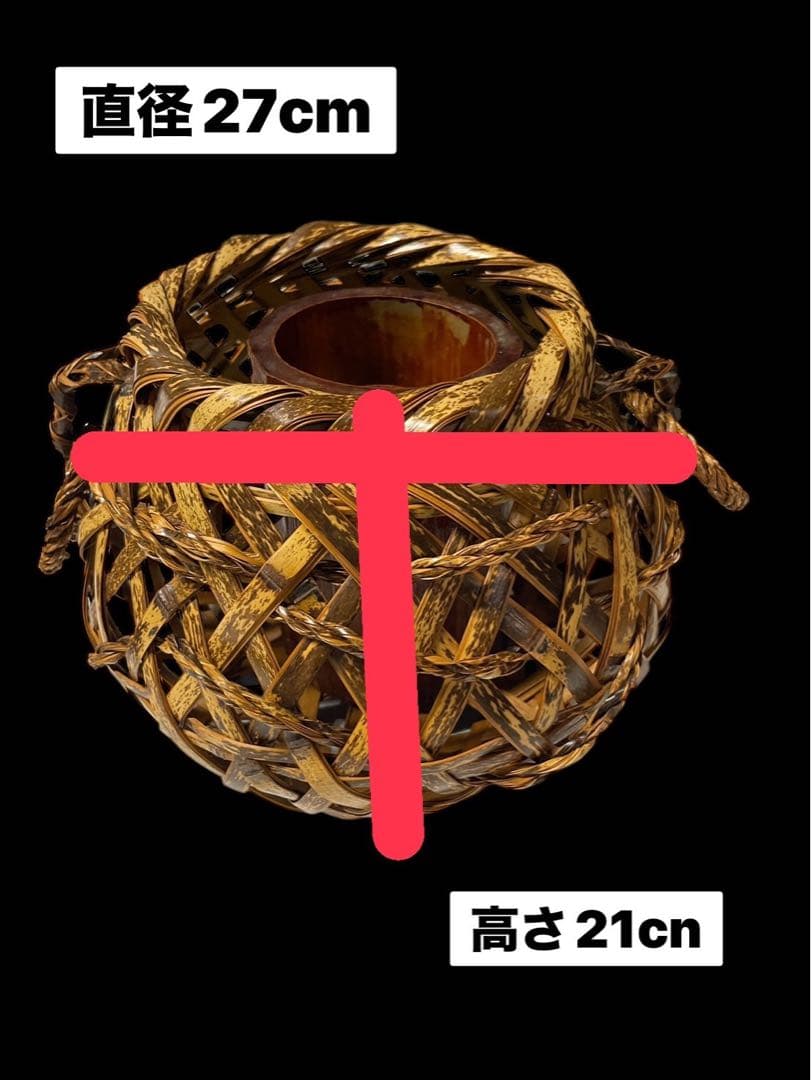 日本製の花篭２個セット