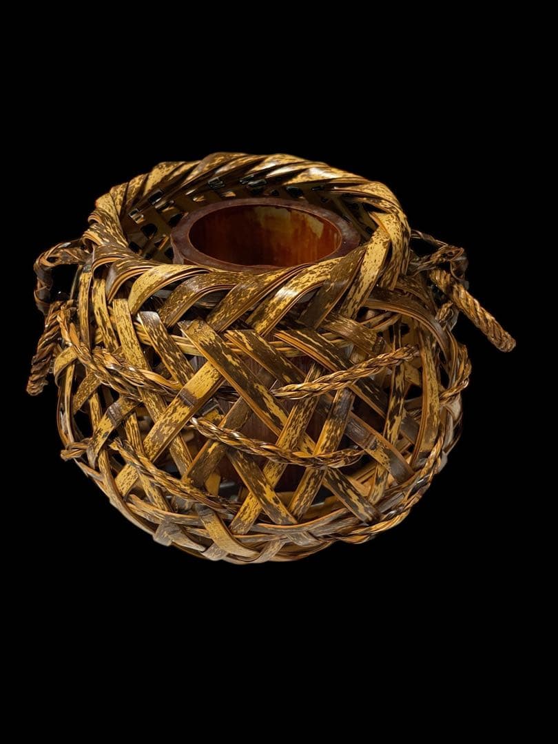 日本製の花篭２個セット