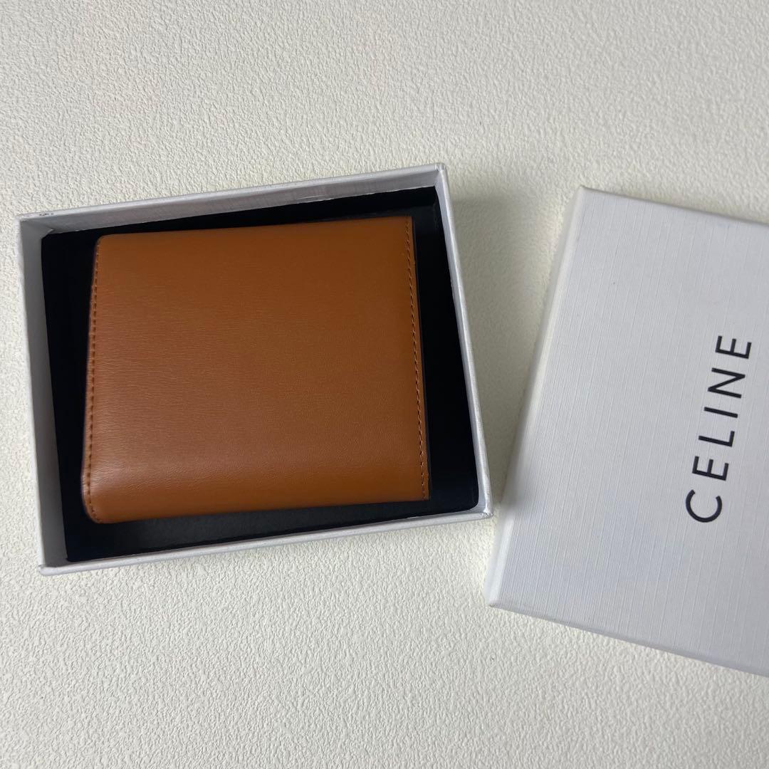 美品✨送料込み CELINEセリーヌ ブラウン 三つ折り財布