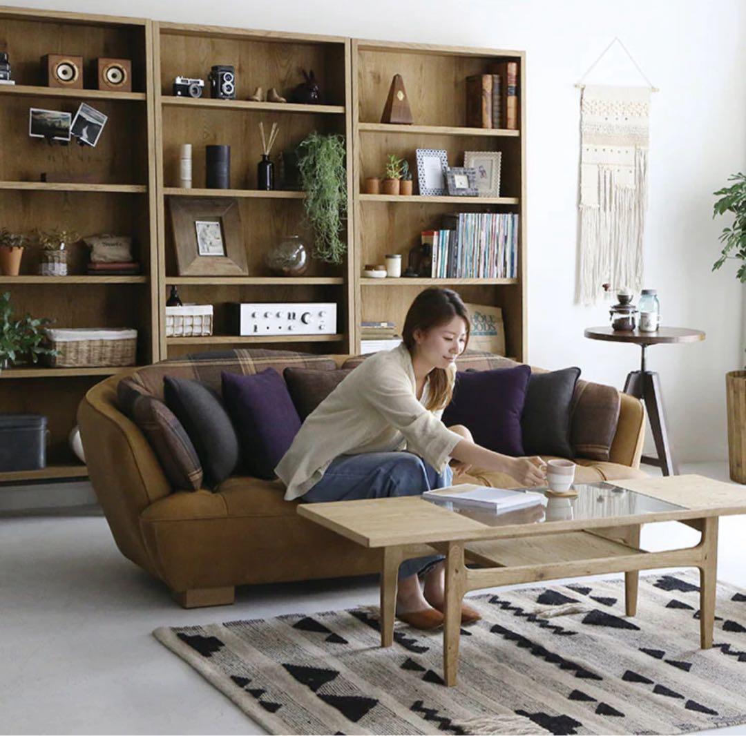 Crash Gate オピアムソファ L-1 キャメル 2.5人掛け