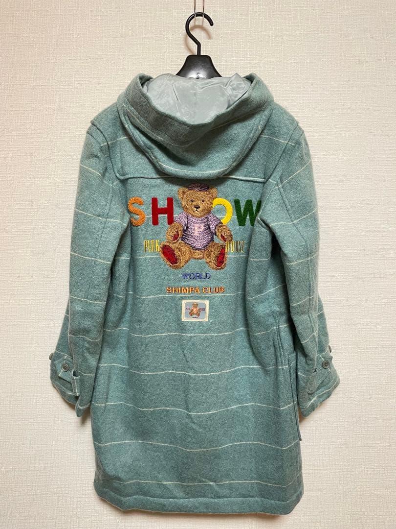 美品/PINK HOUSE/ベア刺繍　ダッフルコート/F