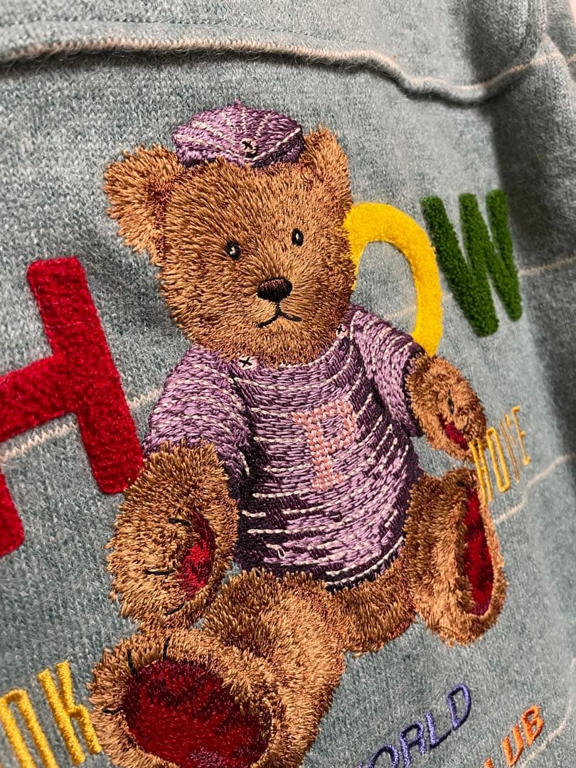 美品/PINK HOUSE/ベア刺繍　ダッフルコート/F