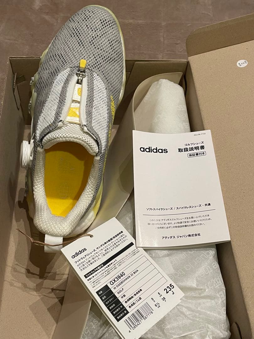 adidas コードカオス　レディース　23.5 GX3940 ゴルフジュース