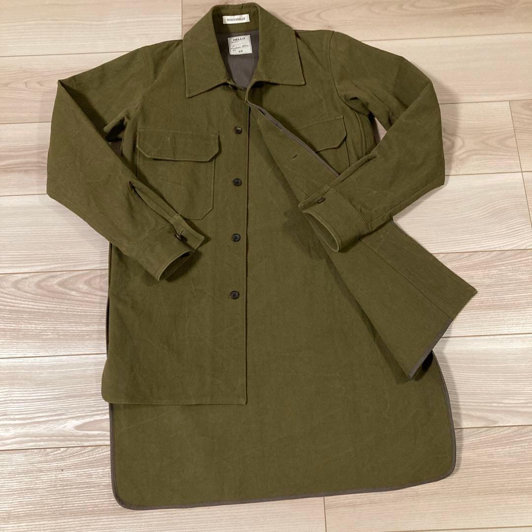 MADISONBLUE ロングシャツ00 サイズ　オリーブ