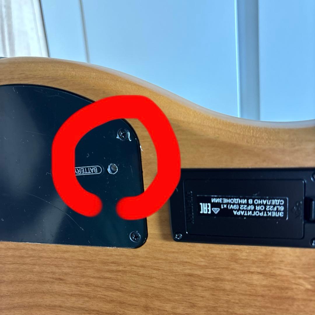 YAMAHA5弦ベース（TRBX605） アギュラーPU、バルトリーニプリ換装