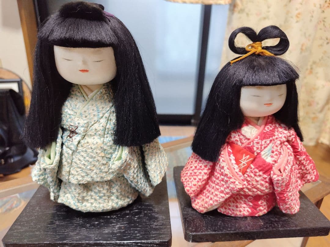 木目込み人形　市松人形　アンティーク