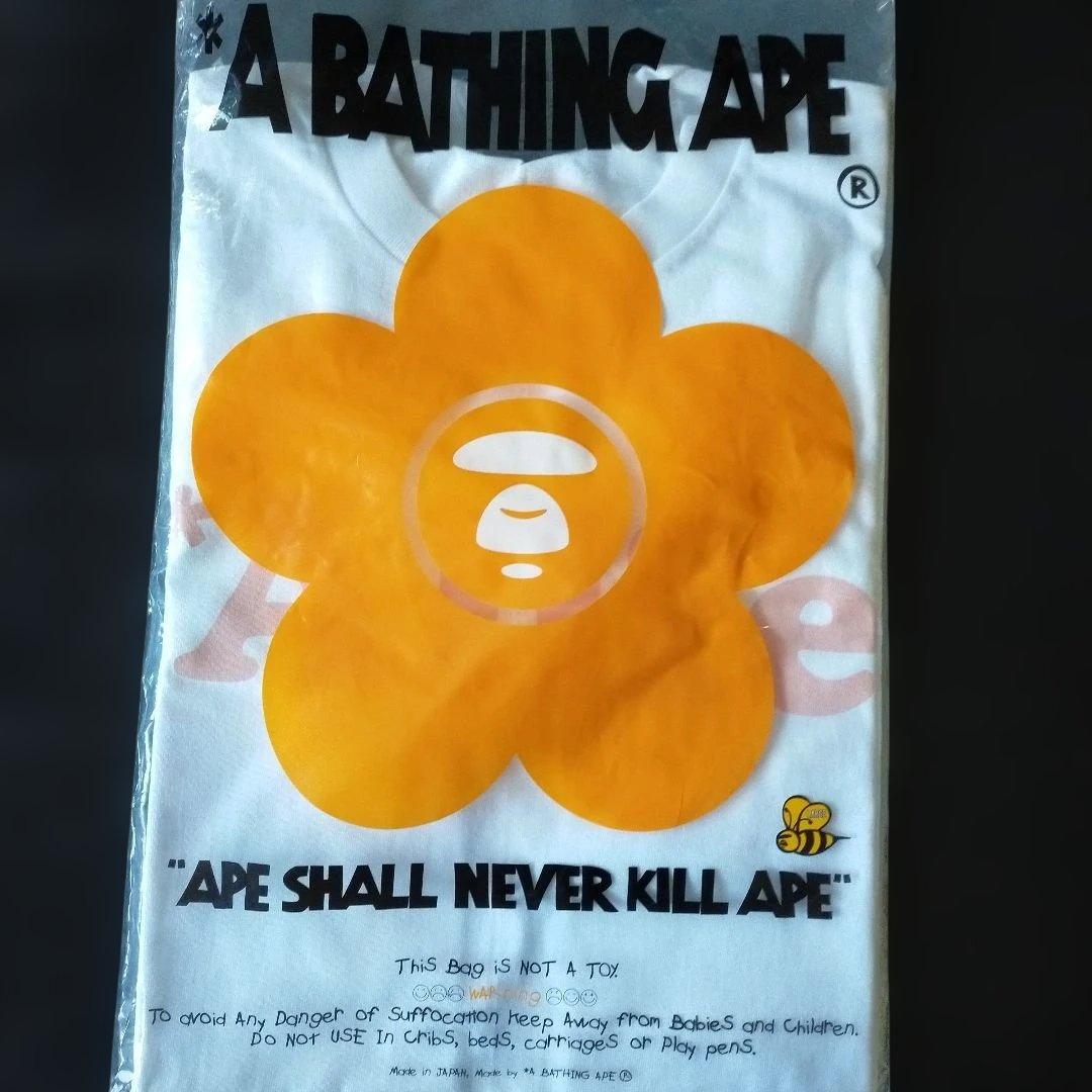 A BATHING APE ａｌｉｆｅ プリント　ロンＴ Lサイズ 未使用
