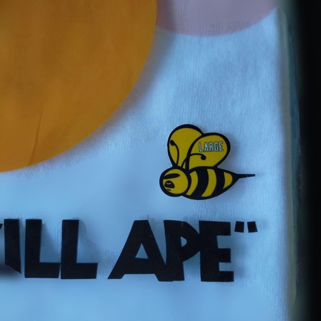 A BATHING APE ａｌｉｆｅ プリント　ロンＴ Lサイズ 未使用