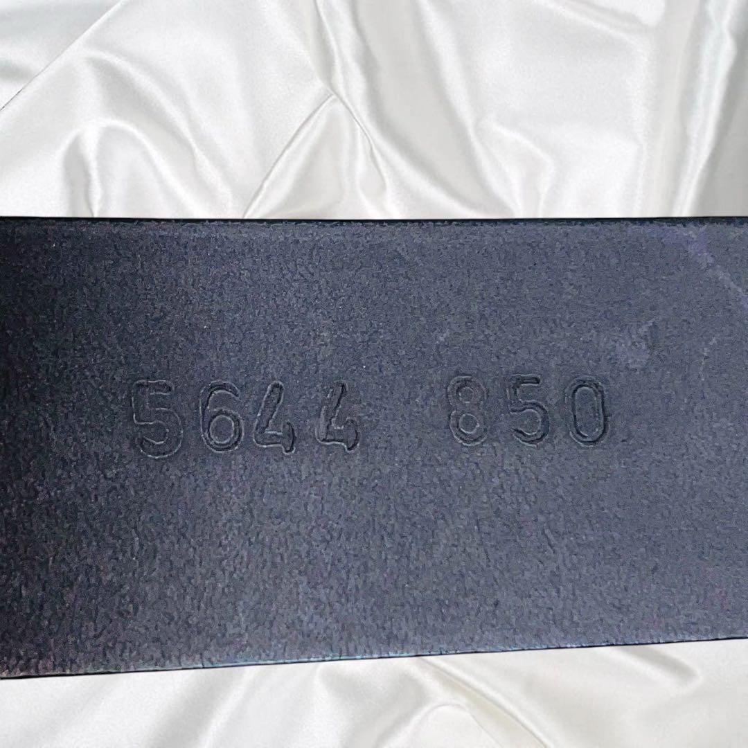 【HUGO BOSS】美品 本革 レザー ドレス ブラック 黒 100cm以上