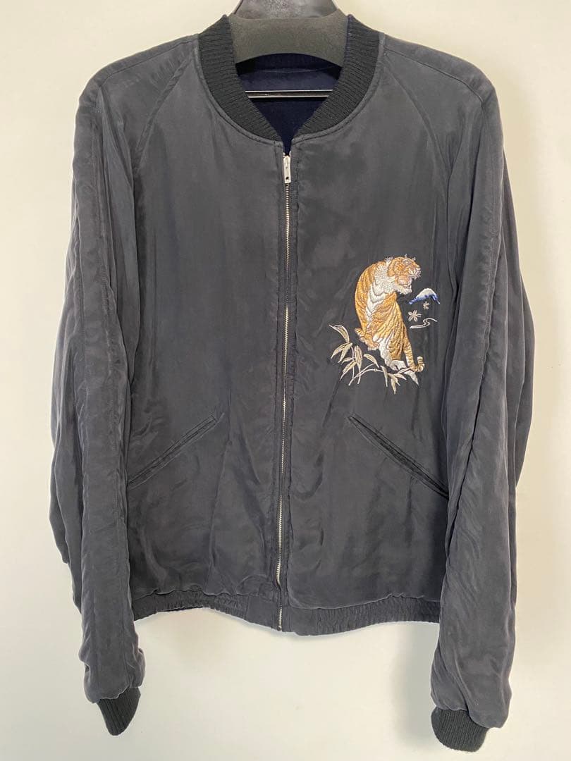 old joe SOUVENIR JACKET 38 ブラック スカジャン 虎