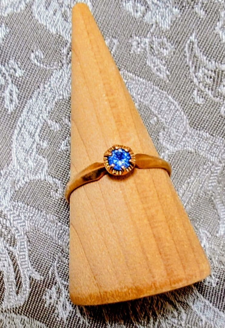 【本日限定価格】tatsuo nagahata サファイアリング　14号