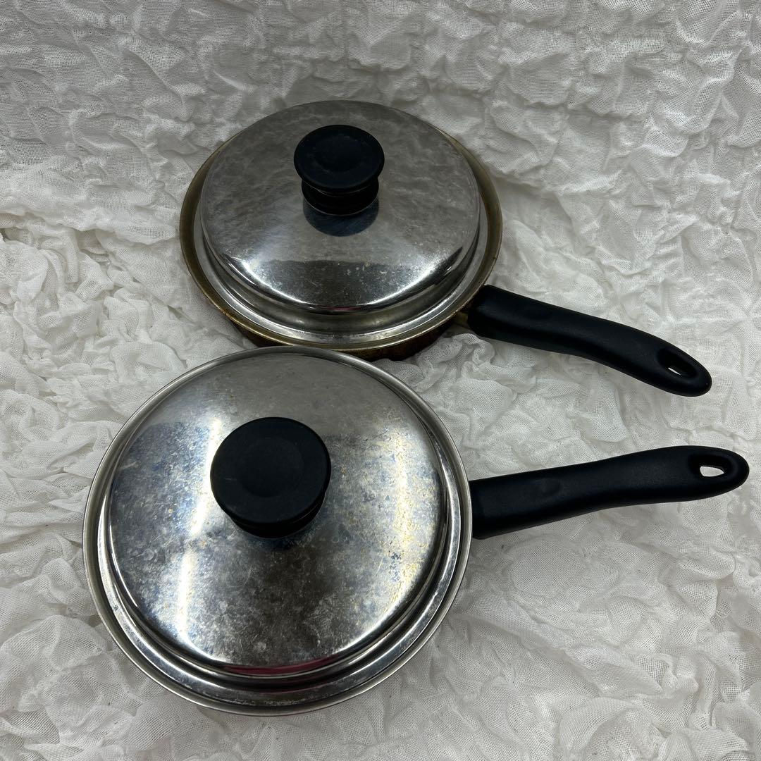 アムウェイ 中フライパン　中ソースパン　2点セット