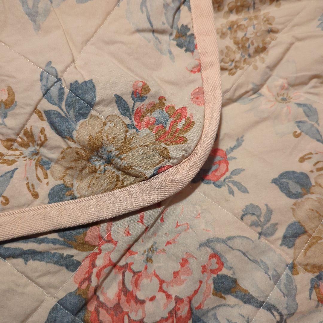 Ralph Lauren 花柄ベッドパッド