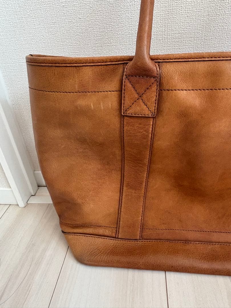 土屋鞄　ビークルラージストックトート【中古品】ブラウン