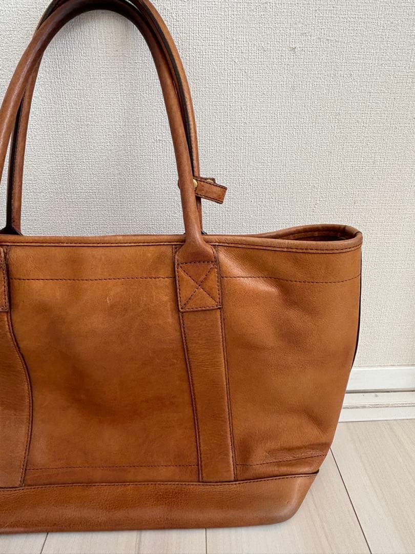 土屋鞄　ビークルラージストックトート【中古品】ブラウン