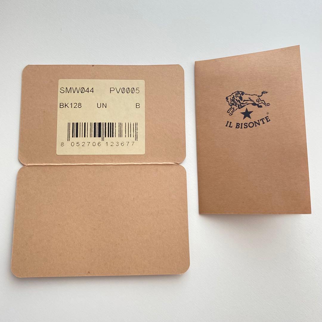 【IL BISONTE】イルビゾンテ LIRA 2つ折り財布 ブラック 新品