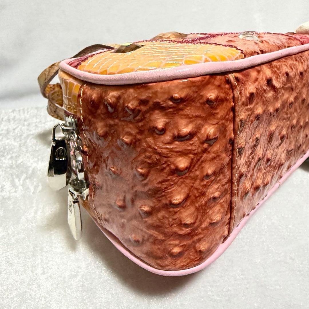 【未使用】ABISTE MICHELANGELO ミニボストンバッグ チェーン付