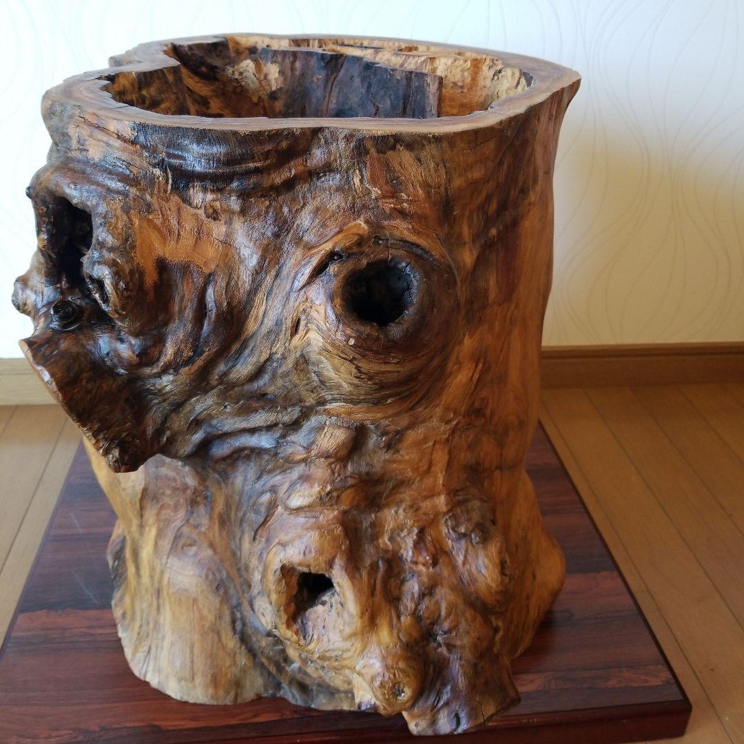 一枚板テーブル　脚　欅の古木　　祠　稀少　メルカリ頼める便発送❗