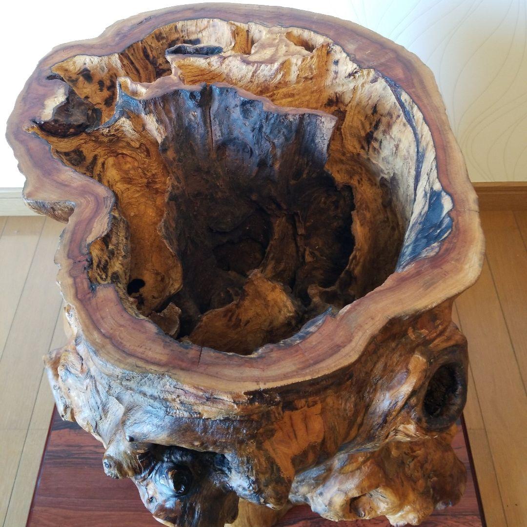 一枚板テーブル　脚　欅の古木　　祠　稀少　メルカリ頼める便発送❗