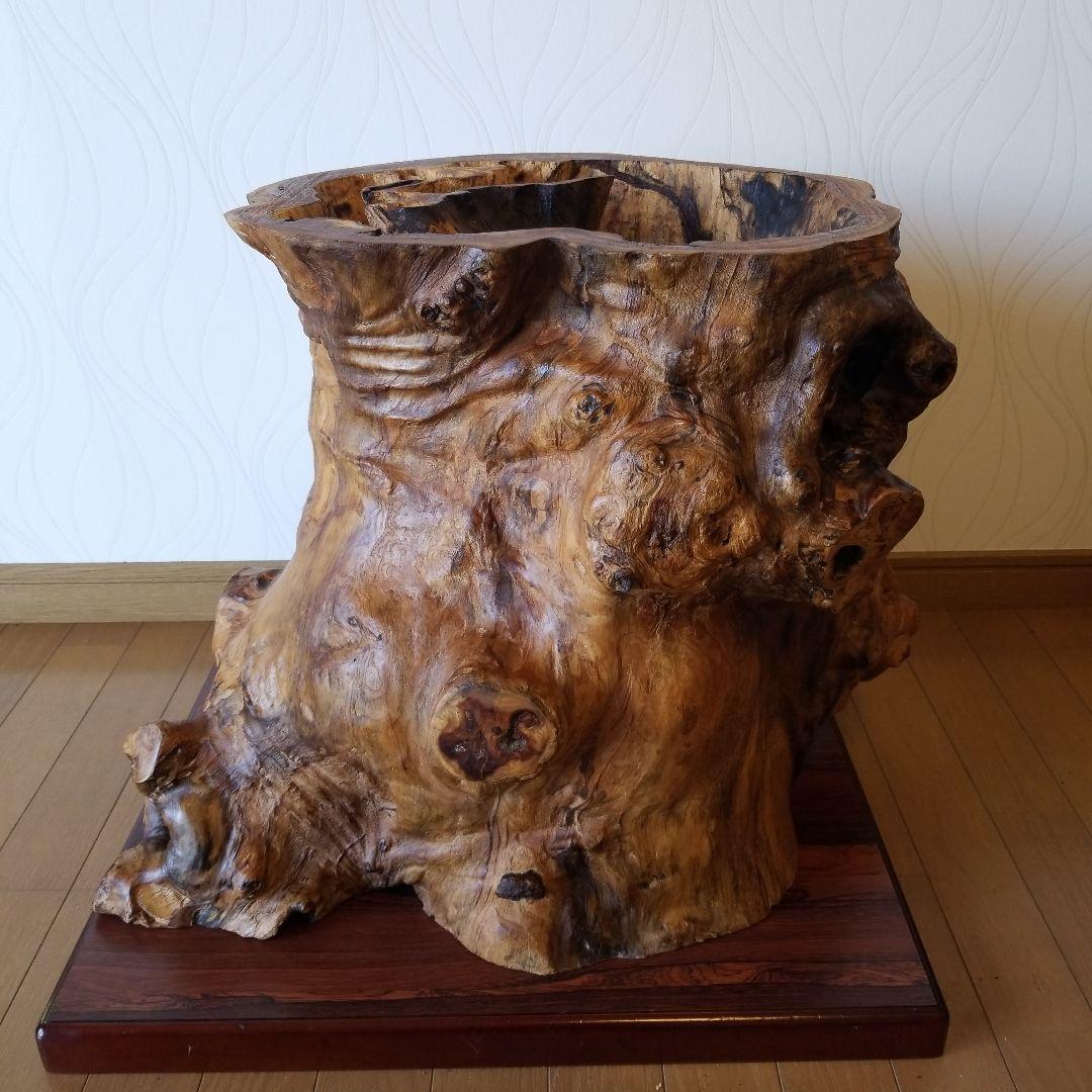 一枚板テーブル　脚　欅の古木　　祠　稀少　メルカリ頼める便発送❗