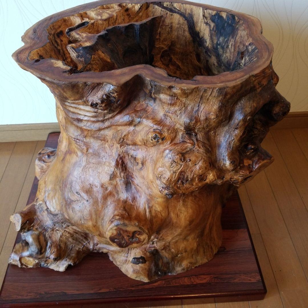 一枚板テーブル　脚　欅の古木　　祠　稀少　メルカリ頼める便発送❗