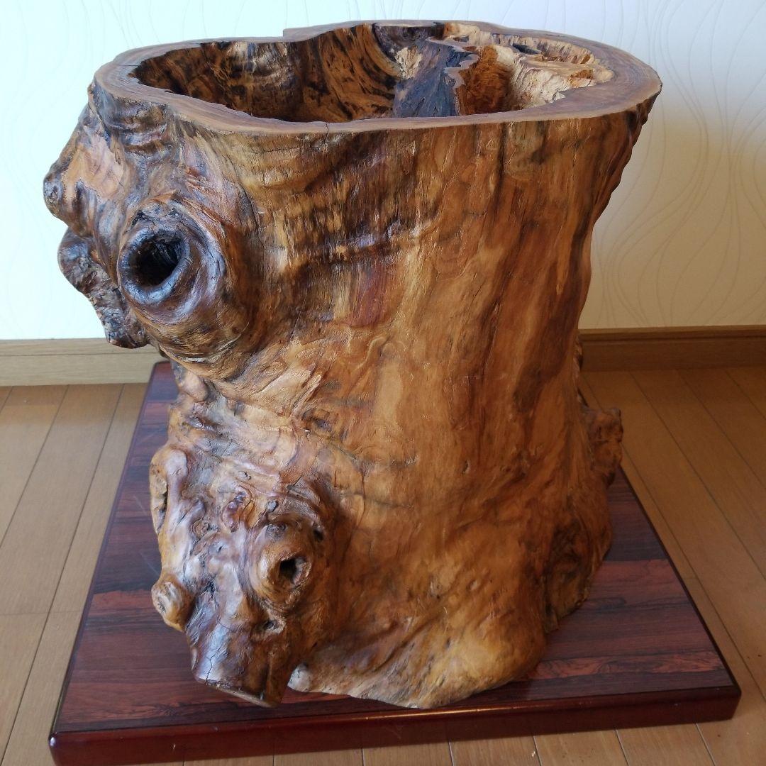 一枚板テーブル　脚　欅の古木　　祠　稀少　メルカリ頼める便発送❗