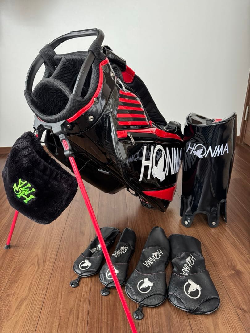 HONMA ゴルフバッグ 自立式ツアーモデル　⭐︎カバーセット⭐︎