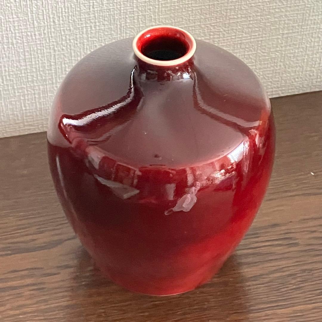 ビングオグレンタール　深紅　赤　花瓶