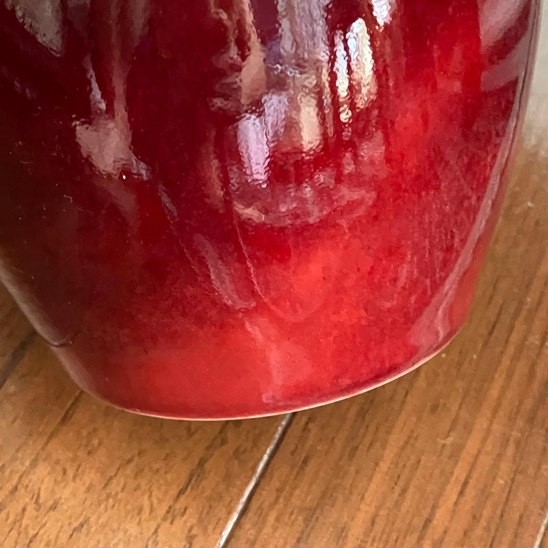 ビングオグレンタール　深紅　赤　花瓶