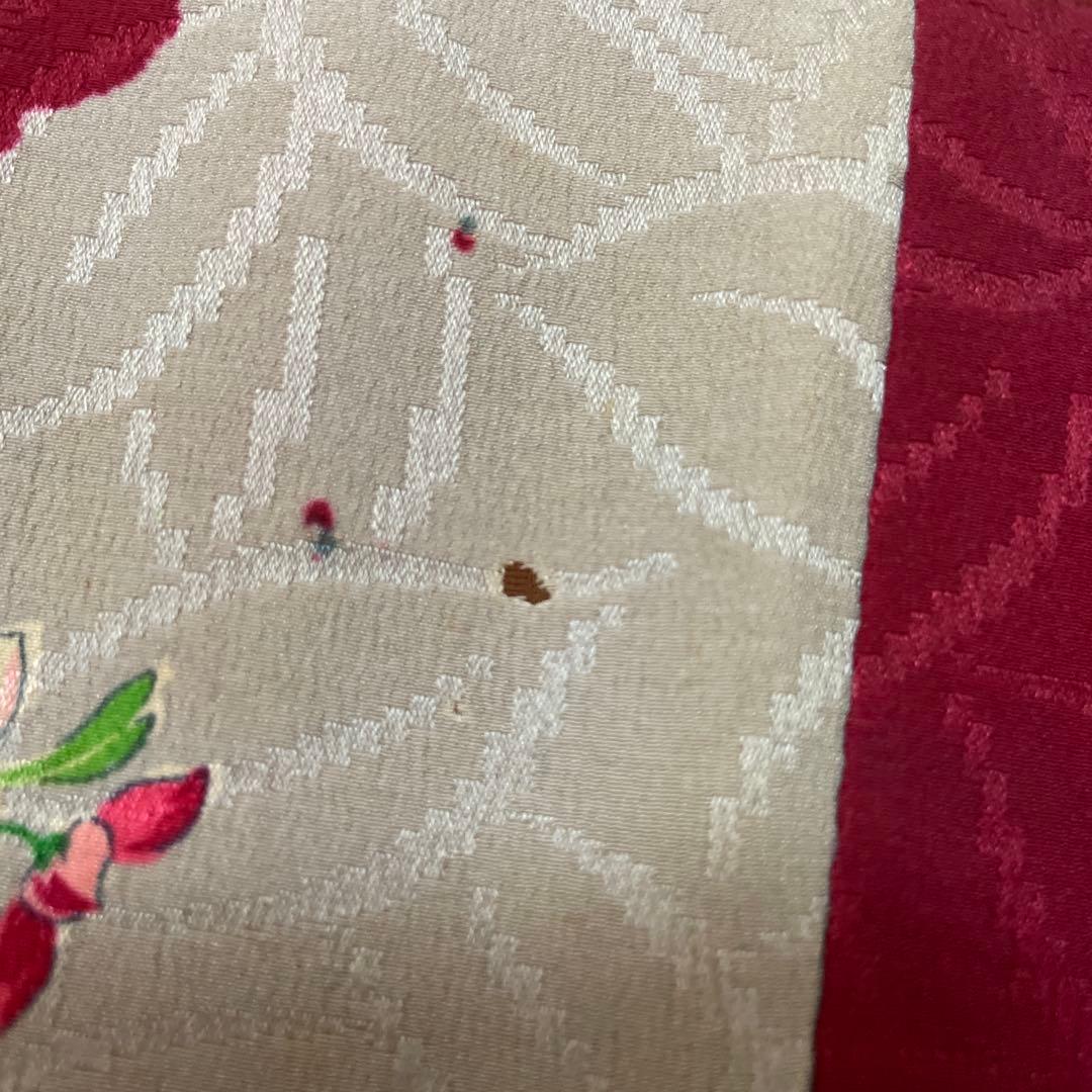 アンティーク大正ロマン　レア花づくしの着物　七五三着物　十三詣りアンティーク着物