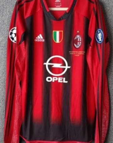 04/05 ACミラン ホーム 21番 ピルロ 長袖 ユニフォーム