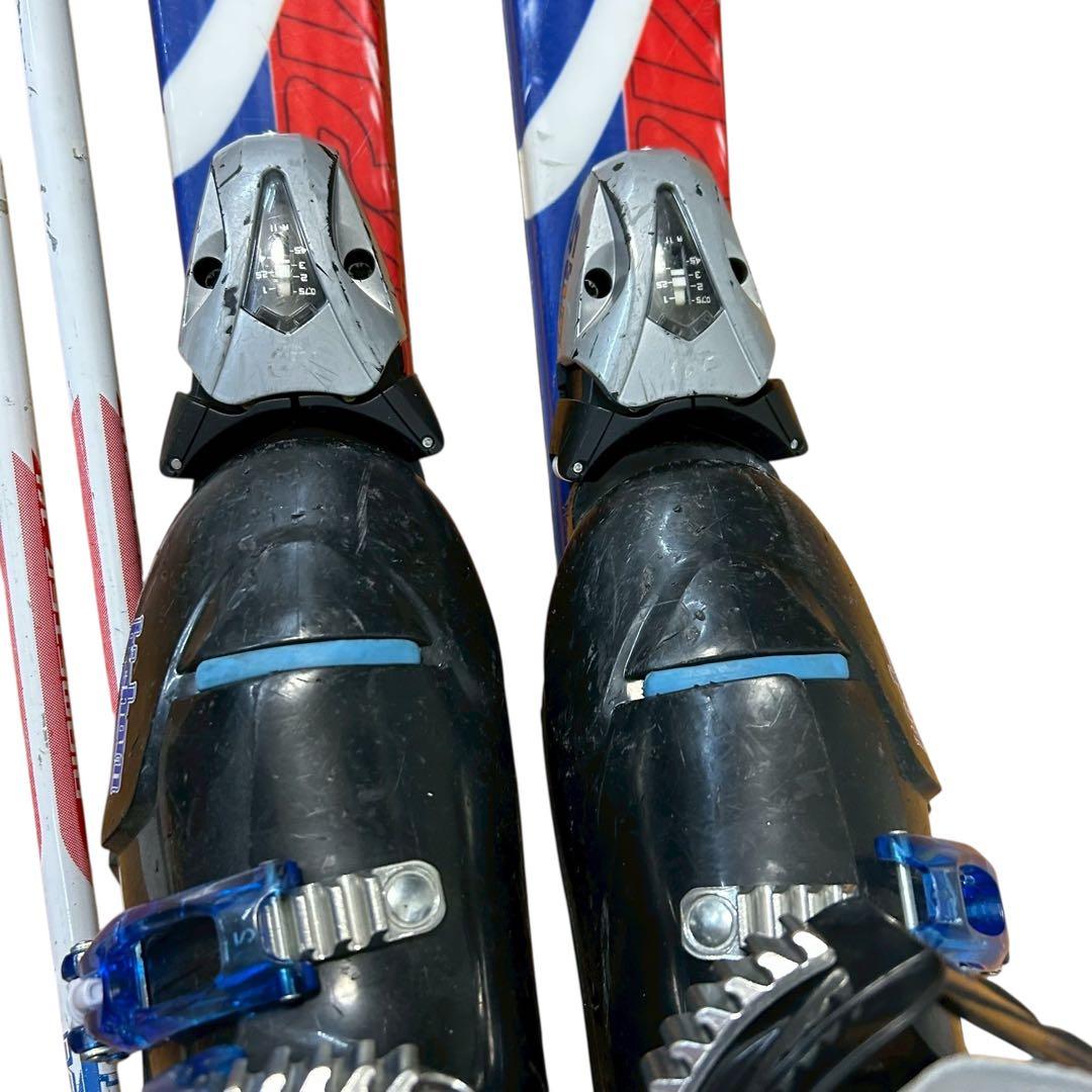 ② ジュニアスキー3点セット 板130cm/靴23cm/ストック105cm子供用