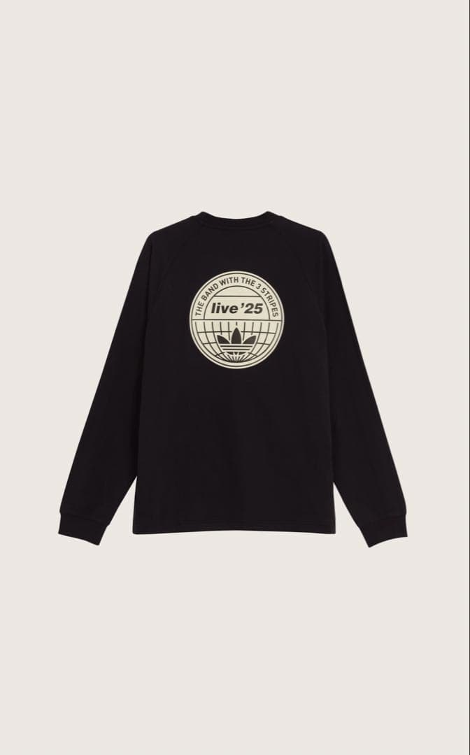 【超メルカリ市】adidas × Oasis 長袖Tシャツ　L