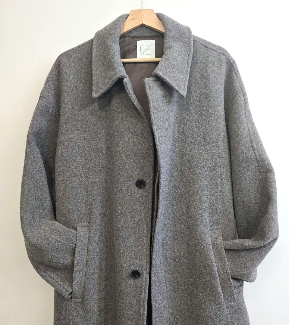 【美品】crewre リバーロングステンカラーコート　size3