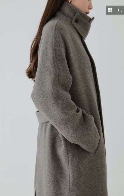 【美品】crewre リバーロングステンカラーコート　size3