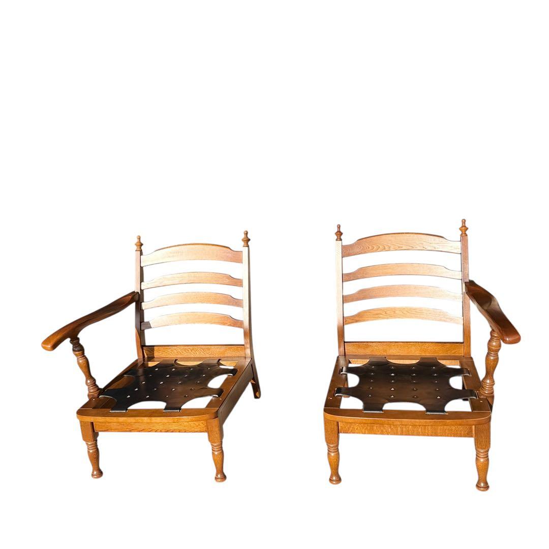 KZ028 飛騨産業　穂高　セパレート　キツツキ　木枠のみ　2Pソファ　2人掛け