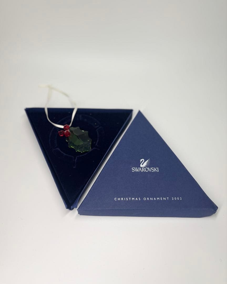 【SWAROVSKI】新品！ヒイラギ クリスマスオーナメント 2002