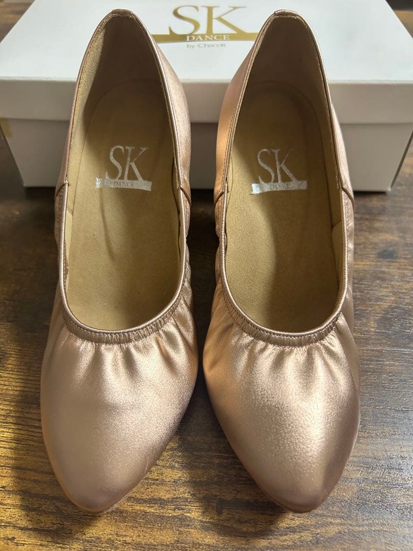 Chacott 社交ダンス　シューズ23cm ヒールプロテクター2足付き