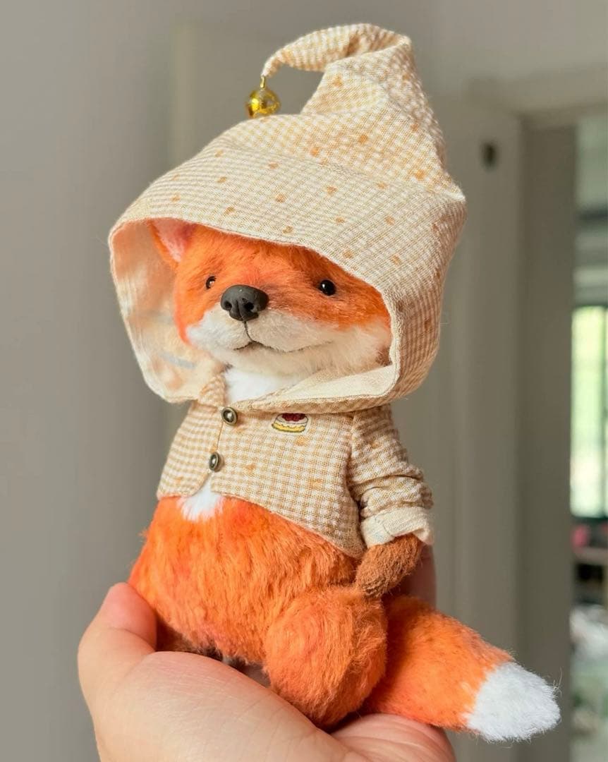 かっこいい魔法使いキツネさん アーティストベア 海外作家様 ハンドメイド
