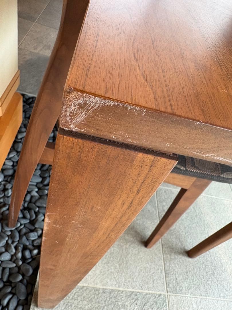 柏木工 ウォールナットダイニングテーブル ダイニングチェア4脚ダイニングセット