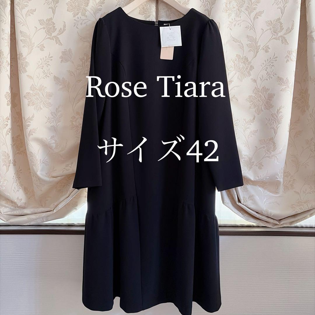 新品 大きいサイズ ローズティアラ フリル ワンピース
