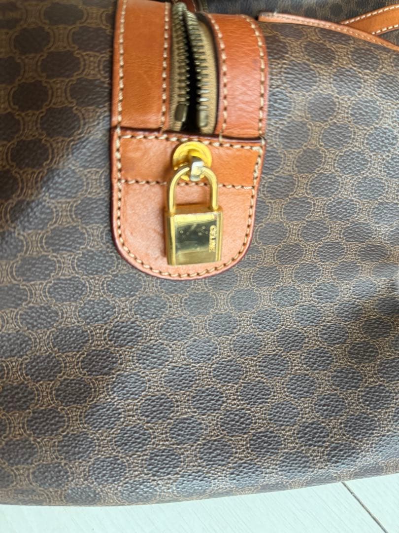 CELINE マカダムモノグラムボストン ミディアム