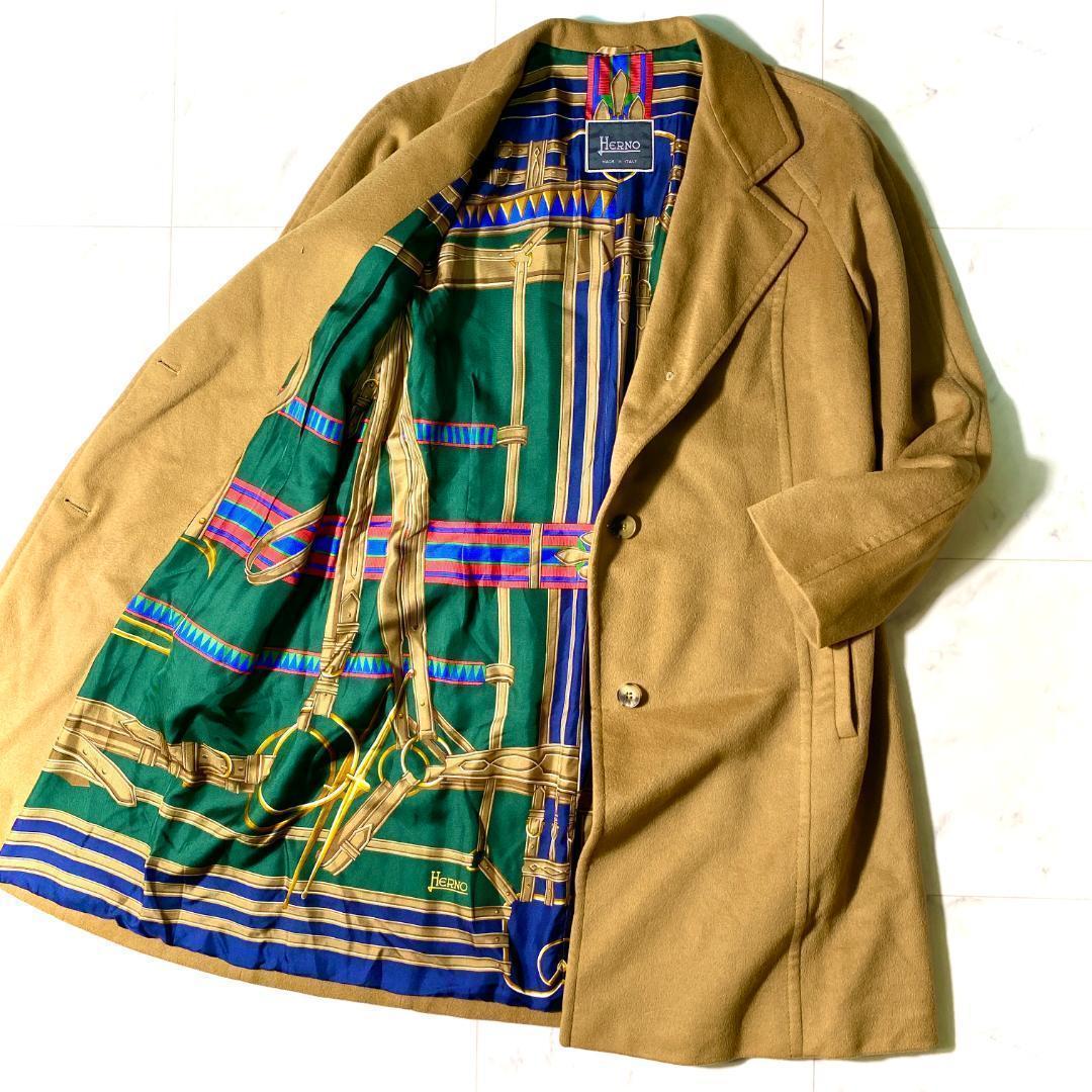 HERNO カシミヤ100% ロングコート ヘルノ 最高級COLOMBO社 L