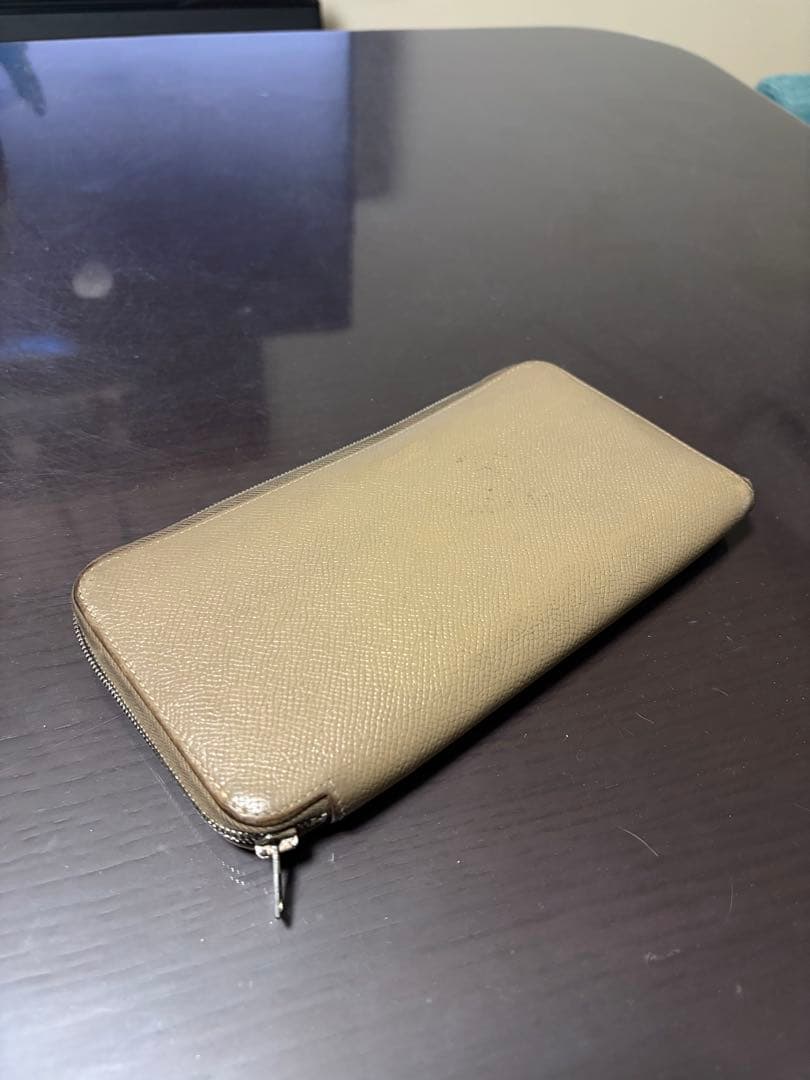 中古 HERMES エルメス アザップ シルクイン P刻印 長財布