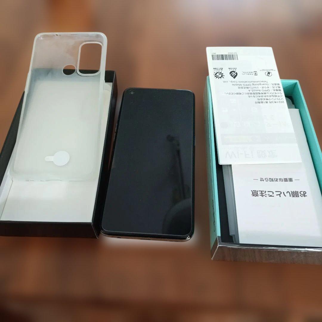 OPPO Reno 5A　アイスブルー　【箱付き】中古