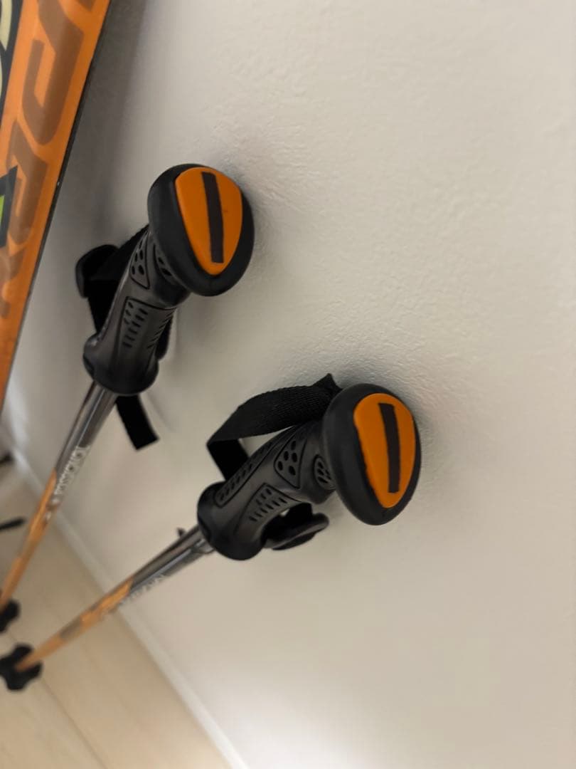 ROSSIGNOLジュニアスキー４点（板110cm、金具、靴21cm、ポール）