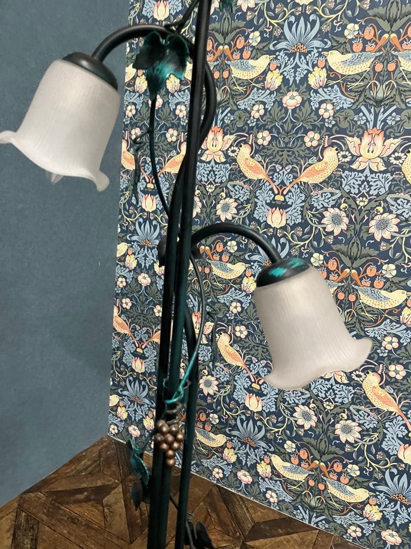 フロアスタンド ランプ ライト 葡萄 アイアン インテリア アンティーク