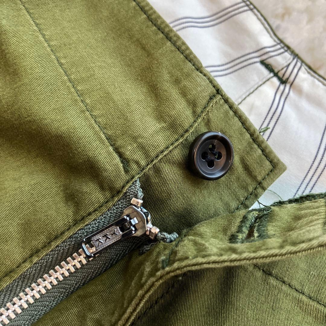 美品 90s初期 GOODENOUGH 立体裁断シンチバックパンツ M 裏原