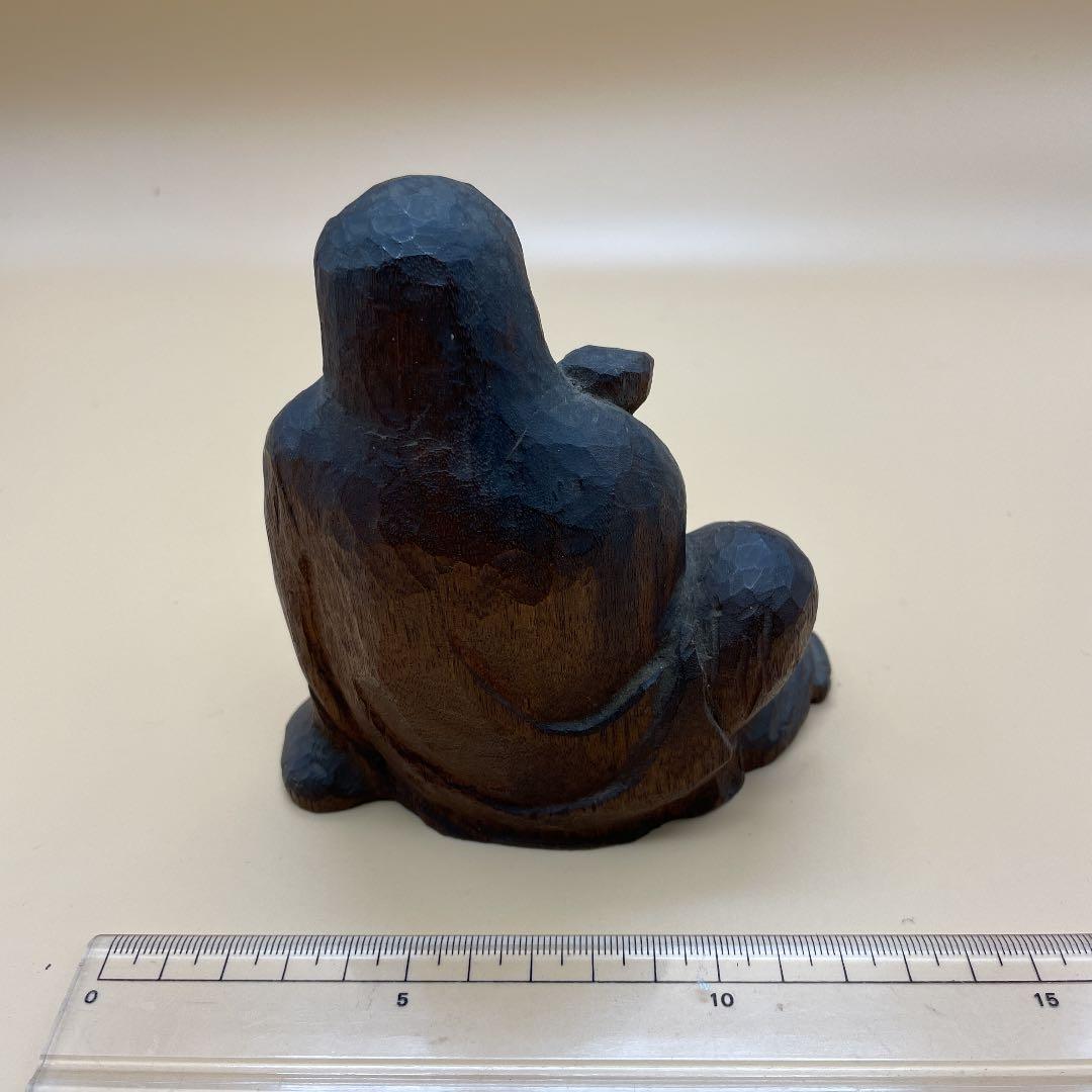 だるま大使　木製　1本彫り