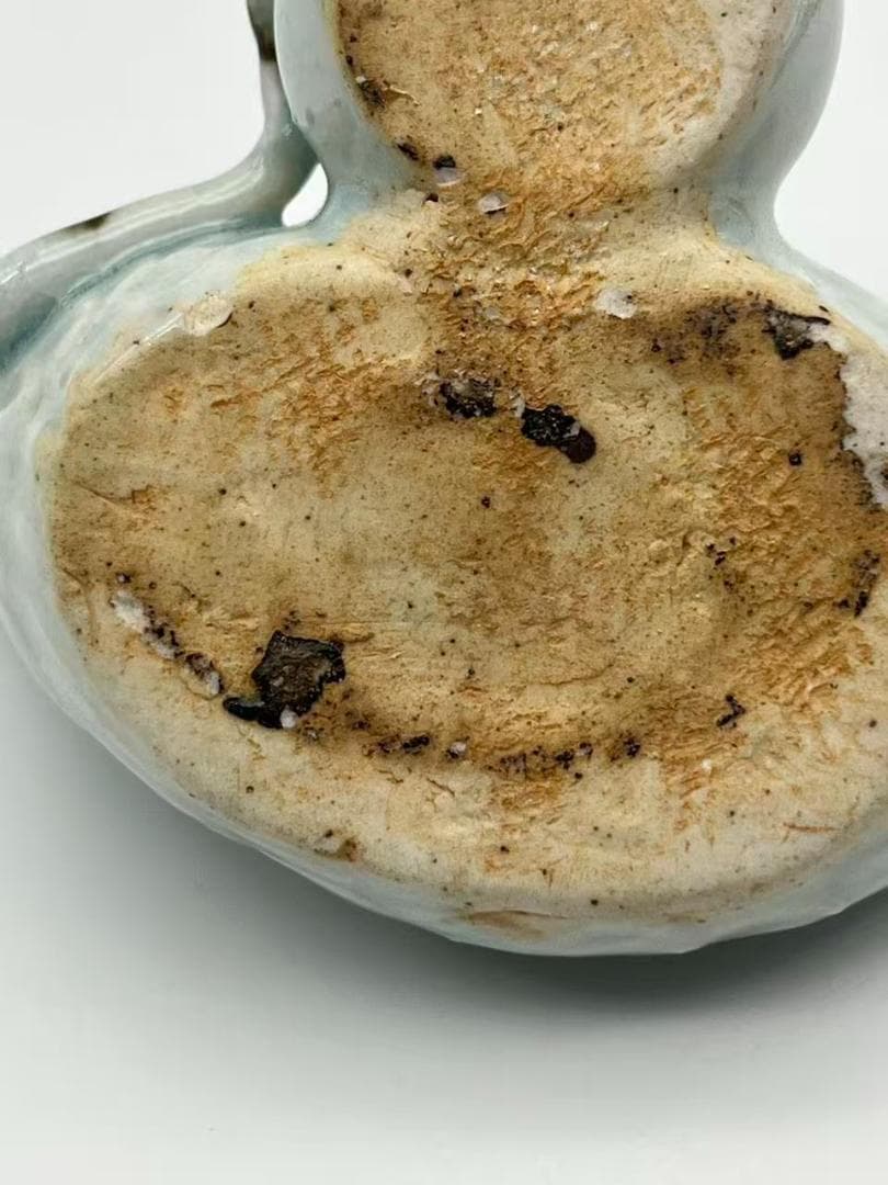 宋時代 青磁 湖田窯 影青釉鳥型水差し　水指　名品珍品(F-158)